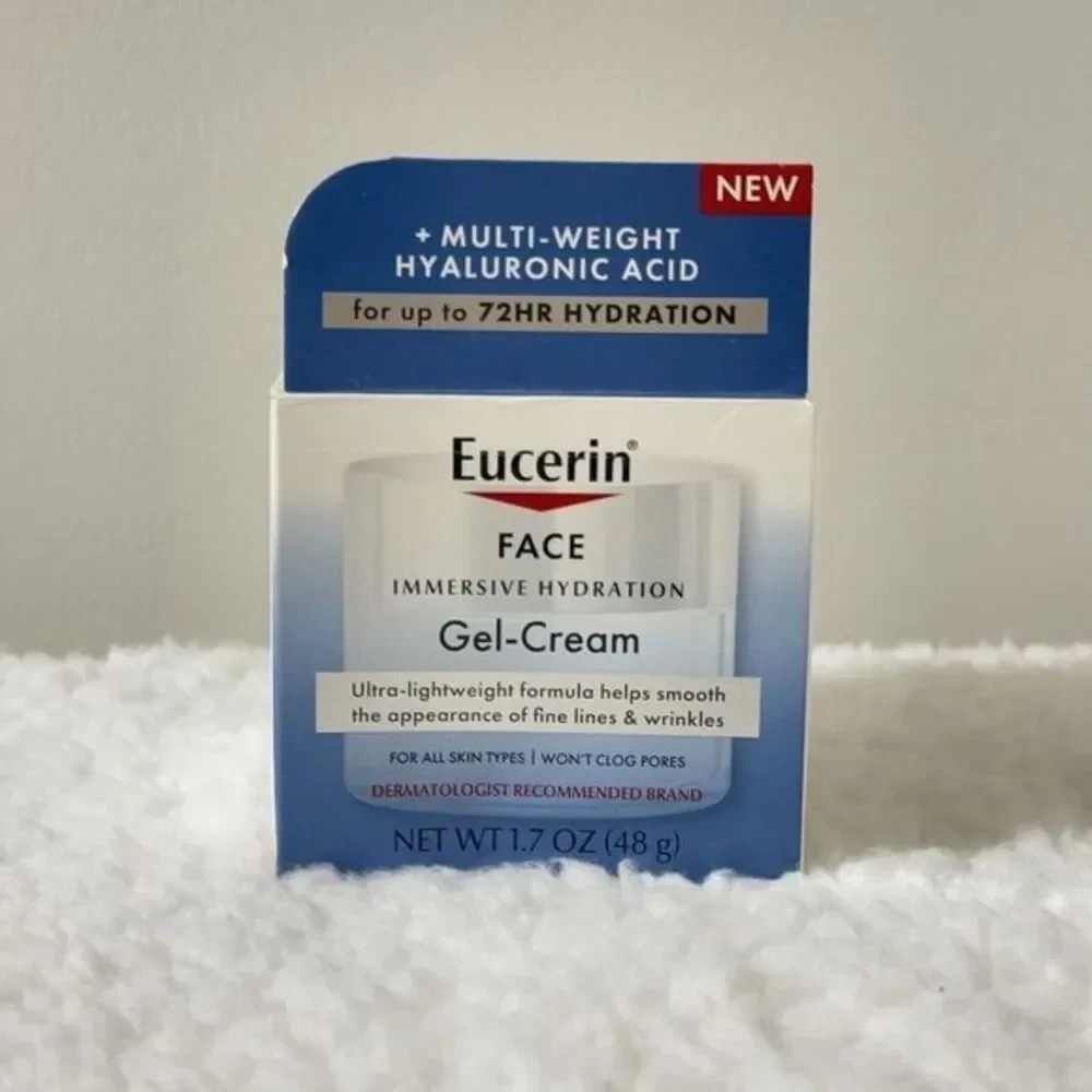 Eucerin‎ Face Immersive Hydration Gel Cream Hyaluronic Acid 1.7 oz New NIB